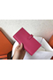Hermes Peach Epsom Bearn Gusset Wallet Replica