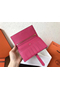 Hermes Peach Epsom Bearn Gusset Wallet Replica