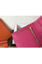 Hermes Peach Epsom Bearn Gusset Wallet Replica
