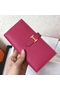 Hermes Peach Epsom Bearn Gusset Wallet Replica