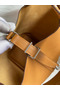 Hermes Picotin Lock 18 Tressage De Cuir Bag in Gold Epsom Calfskin Replica