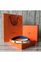 Hermes Roulis buckle & Reversible leather strap 13 mm H065538 white Replica