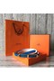 Hermes Roulis buckle & Reversible leather strap 13 mm H065538 white Replica
