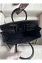 Hermes Touch Birkin 25 Bag in Black Togo and Shiny Alligator Leather Replica