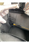 Hermes Touch Birkin 25 Bag in Black Togo and Shiny Alligator Leather Replica