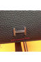 Hermes Bearn Japonaise Grainy Leather Wallet H8622W Black Replica
