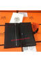 Hermes Bearn Japonaise Grainy Leather Wallet H8622W Black Replica
