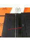 Hermes Bearn Japonaise Grainy Leather Wallet H8622W Black Replica