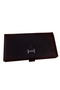 Hermes Bearn Japonaise Grainy Leather Wallet H8622W Black Replica