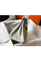 Hermes Birkin 30cm Bag In Pearl Grey Clemence Leather GHW Replica