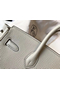 Hermes Birkin 30cm Bag In Pearl Grey Clemence Leather GHW Replica