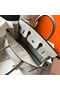 Hermes Birkin 30cm Bag In Pearl Grey Clemence Leather GHW Replica