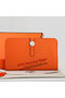 Hermes Dogon Combined Wallet A508 Orange Replica