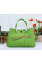 Hermes Garden Party 30cm Tote Bag Grainy Leather Green Replica