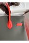 Hermes HSS Birkin 30 Bicolor Bag in Etain and Piment Epsom Calfskin Replica
