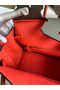 Hermes HSS Birkin 30 Bicolor Bag in Etain and Piment Epsom Calfskin Replica