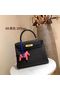 Hermes Kelly 28cm Shoulder Bags Togo Leather KL28 Black Replica