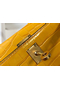 Hermes Kelly Mini II Bag In Yellow Embossed Crocodile Leather Replica