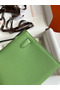 Hermes Kelly Pochette Handmade Bag In Vert Cypres Epsom Calfskin Replica