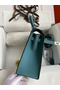 Hermes Kelly Sellier 25 Handmade Bag In Blue Jean Epsom Calfskin Replica