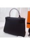Hermes Kelly Shoulder Bag Original TOGO Leather KY3255 black Replica