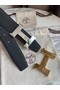Hermes original belt buckle & Reversible leather strap 38 mm H06773 Replica