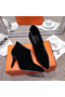 Hermes Virginia Ankle Boots In Black Velvet Replica