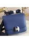 Hermes 2002 20cm Bag In Blue Brighton Evercolor Calfskin Replica