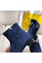 Hermes Blue Saint Honore Ankle Boots Replica