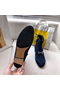 Hermes Blue Saint Honore Ankle Boots Replica