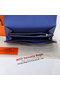 Hermes Constance Long Wallets Original Calfskin Leather A909 Blue Wallets Replica