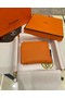 Hermes Constance Wallets espom leather H2298 orange Wallets Replica