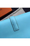 Hermes Jige Elan 29 Clutch Bag In Blue Atoll Epsom Calfskin Replica