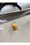 Hermes Kelly Sellier 25 Bicolor Bag in White and Black Mysore Goatskin Replica
