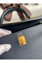 Hermes Kelly Sellier 25 Handmade Bag In Blue Indigo Epsom Calfskin Replica