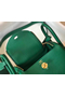 Hermes Lindy Mini Bag In Green Clemence Leather GHW Replica
