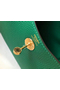 Hermes Lindy Mini Bag In Green Clemence Leather GHW Replica