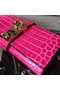 Hermes Medor Clutch Bag In Rose Red Crocodile Leather Replica