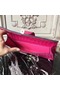 Hermes Medor Clutch Bag In Rose Red Crocodile Leather Replica