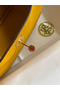 Hermes Mini Lindy Handmade Bag In Jaune Ambre Clemence Leather Replica