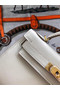 Hermes original mini Kelly chevre mysore K19CM white&Gold Metal Replica