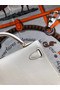 Hermes original mini Kelly chevre mysore K19CM white&Gold Metal Replica