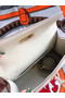 Hermes original mini Kelly chevre mysore K19CM white&Gold Metal Replica