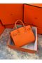 Hermes original Togo Leather HB35O Orange Replica