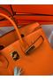 Hermes original Togo Leather HB35O Orange Replica
