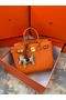 Hermes original Togo Leather HB35O Orange Replica