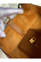 Hermes Picotin Lock 22 Handmade Bag in Gold Clemence Leather Replica