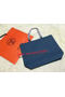 Hermes Shopper Double-Sided Bag Original Leather HS1209 Blue&Wheat Replica