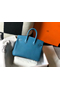 Hermes Birkin 25cm Bag In Blue Jean Clemence Leather GHW Replica