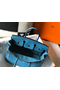 Hermes Birkin 25cm Bag In Blue Jean Clemence Leather GHW Replica
